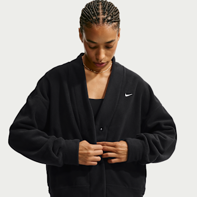 Nike One Women's Therma-FIT Fleece Cardigan. Nike.com